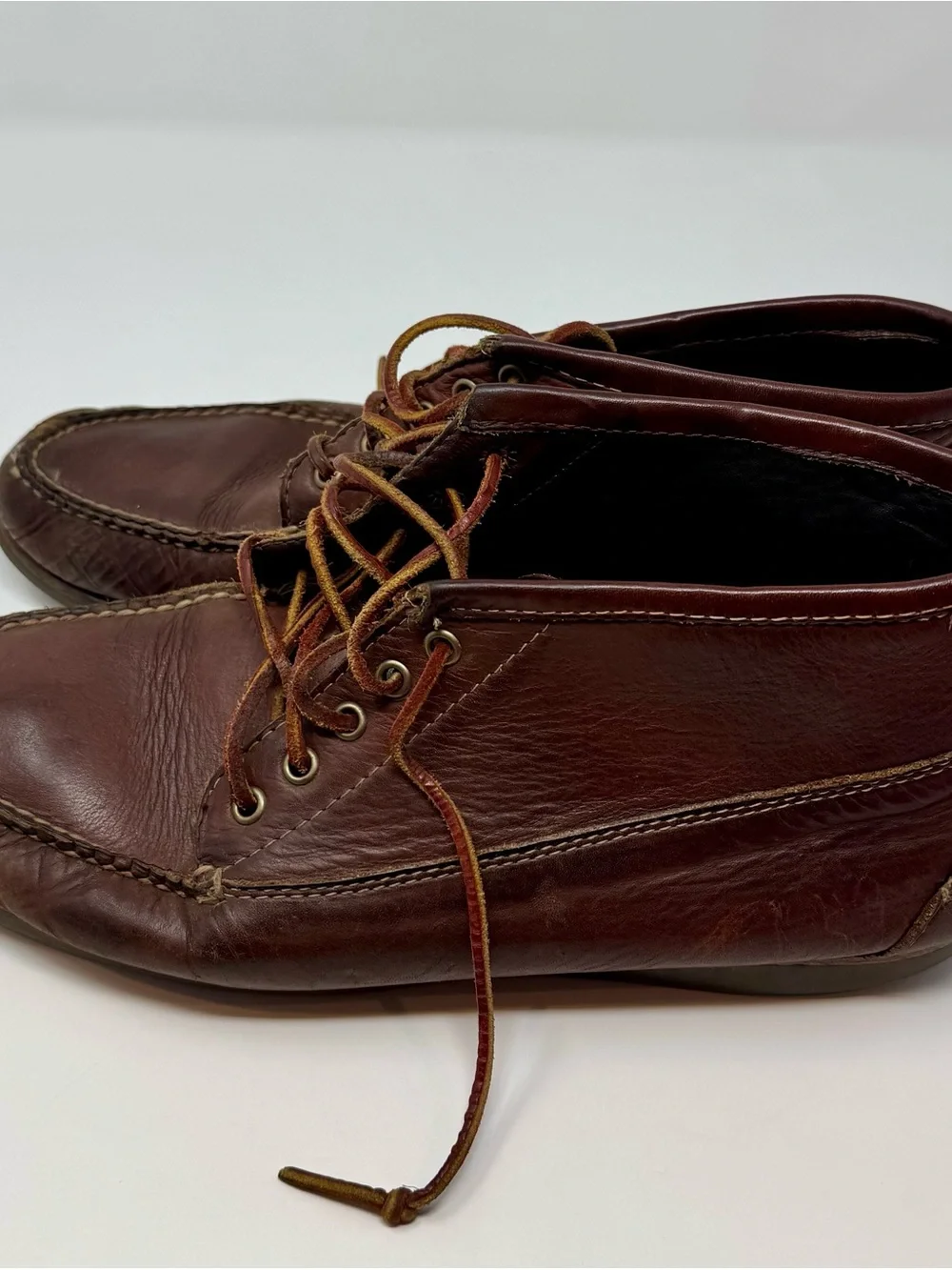 L.L. Bean Signature | Men's Jackman Chukka Leather Boots, Size 12 - GUC